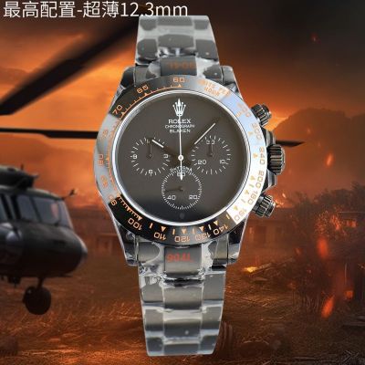 ROLEX Daytona Swiss Replica 40*12.3MM 904L Steel 7750 Movement Brown Watch